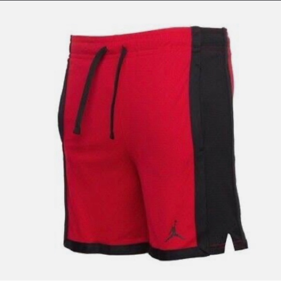 Jordan Dri-Fit DH9077-687 Men's Red Drawstring Basketball Athletic Short Size XL - Picture 1 of 4